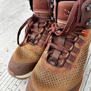 L.L. Bean Women's Brown/Orange Hiking Boots